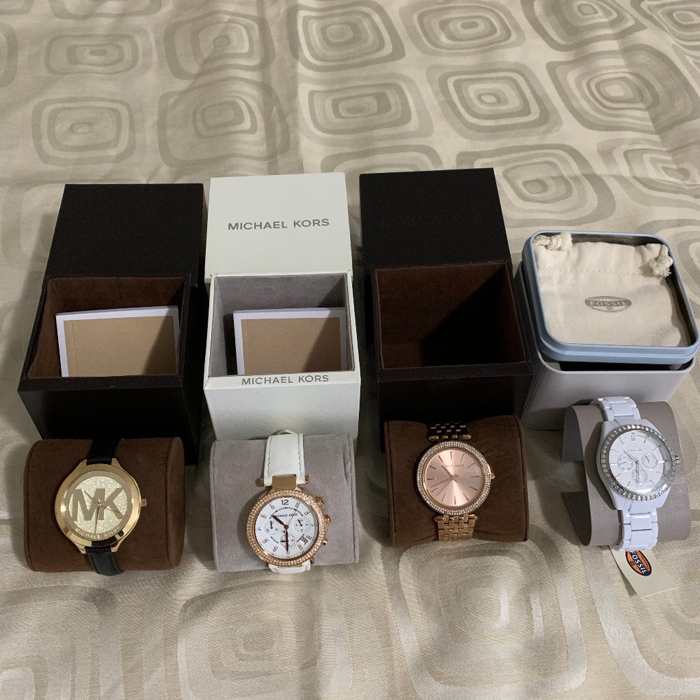 Michael Kors gold Darci watch